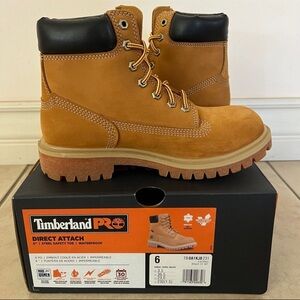 Timberland PRO Women's Direct Attach 6" Steel Toe Work Boots